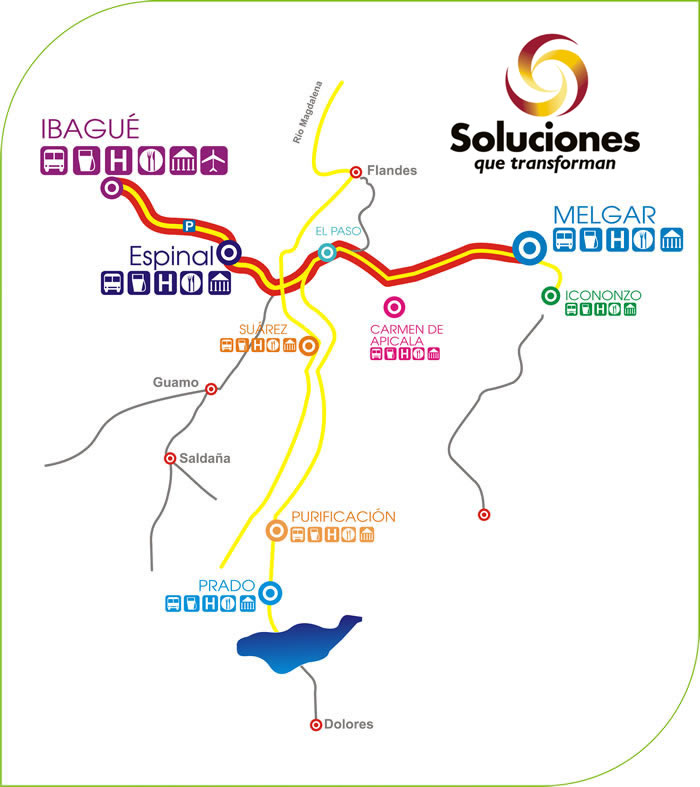 MAPA RUTA CIRCUITO GASTRONOMICO LIMPIO