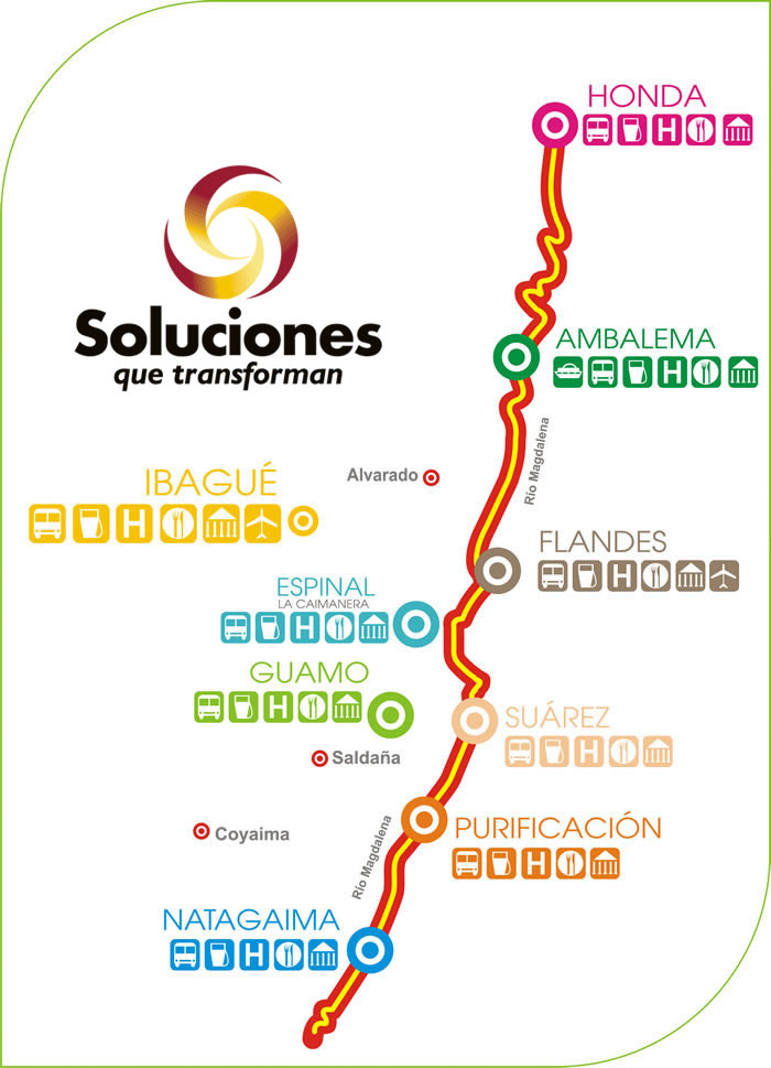 MAPA RUTA RIO MAGDALENA LIMPIO